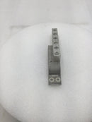 GE TMPR8412R Meter Stack 6 Position Ground Bar Kit 1" X 6"