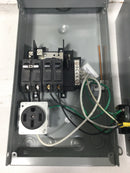 Midwest U075C 100 Amp RV Outlet Box with 50 and 30 Amp Outlets & 20 Amp GFCI