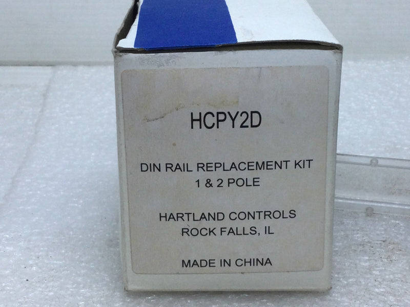 Hartland Controls HCPY2D Din Rail Replacement Kit Single and Double Pole