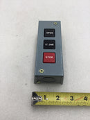 MMTC INC PBS-3 Surface Mount 3 Button Push Button Station Open/Close/Stop