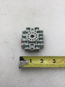 Square D 8501NR61 10 Amp 300 VAC 11 Pin Din Rail Relay Socket Base