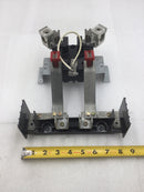 GE General Electric TSMF420SFLP 200 Amp 4 Jaw Meter Guts Only 8.5" X 10.5"