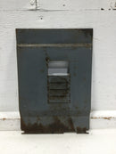 Zinsco 6 Space Dead Front Cover 11 3/4" x 8"