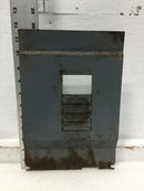 Zinsco 6 Space Dead Front Cover 11 3/4" x 8"