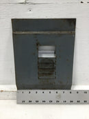 Zinsco 6 Space Dead Front Cover 11 3/4" x 8"