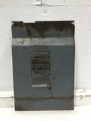 Zinsco 6 Space Dead Front Cover 11 3/4" x 8"