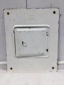 Square D QOC12 12 Space Load Center Cover Only 15 1/2" X 12 3/4" - Cosmetic Flaw