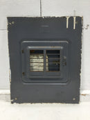 Square D QOC12 12 Space Load Center Cover Only 15 1/2" X 12 3/4" - Cosmetic Flaw