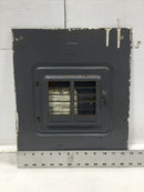 Square D QOC12 12 Space Load Center Cover Only 15 1/2" X 12 3/4" - Cosmetic Flaw