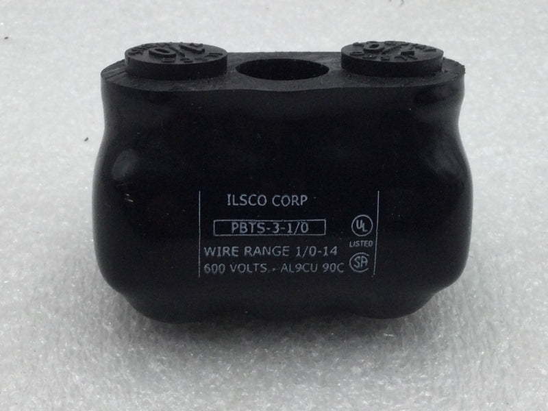 ILsco Corp. PBTS-3-1/0 Multi-Tap Connector 600V AL9CU 90C Wire range 1/0-14 3-Port