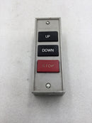 Cutler-Hammer 3 Position Heavy Duty Surface Mount Push Button Station Up/Down/Stop 600 VAC Max