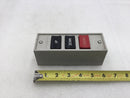 Cutler-Hammer 3 Position Heavy Duty Surface Mount Push Button Station Up/Down/Stop 600 VAC Max