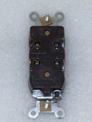 Leviton 5320 15 Amp 125 VAC Brown Duplex 3 Wire U Grounding Type Duplex Receptacle (Box of 10)