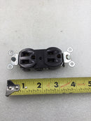 Leviton 5320 15 Amp 125 VAC Brown Duplex 3 Wire U Grounding Type Duplex Receptacle (Box of 10)