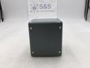 Square D 9001KY1 Series A 1 Hole Push Button 600 VAC Max Enclosure Only