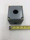 Square D 9001KY1 Series A 1 Hole Push Button 600 VAC Max Enclosure Only