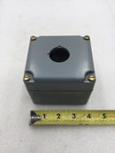 Square D 9001KY1 Series A 1 Hole Push Button 600 VAC Max Enclosure Only