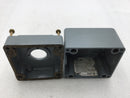 Square D 9001KY1 Series A 1 Hole Push Button 600 VAC Max Enclosure Only