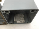 Square D 9001KY1 Series A 1 Hole Push Button 600 VAC Max Enclosure Only