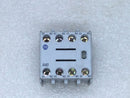 Allen-Bradley 100-F Auxiliary Contact Block 10 Amp 600Vac Max Series A