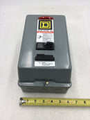 Square D 8536SBG1V02CP1SX11 Series A 120 VAC Magnetic Starter (8536SBG1V02)