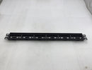 Panduit CPP24WBLY 24 Port Mini-Com Modular Patch Panel Rack Mount 1U for Cat 6 & 5E Connectors