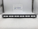 Panduit CPP24WBLY 24 Port Mini-Com Modular Patch Panel Rack Mount 1U for Cat 6 & 5E Connectors