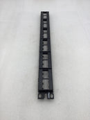 Panduit CPP24WBLY 24 Port Mini-Com Modular Patch Panel Rack Mount 1U for Cat 6 & 5E Connectors