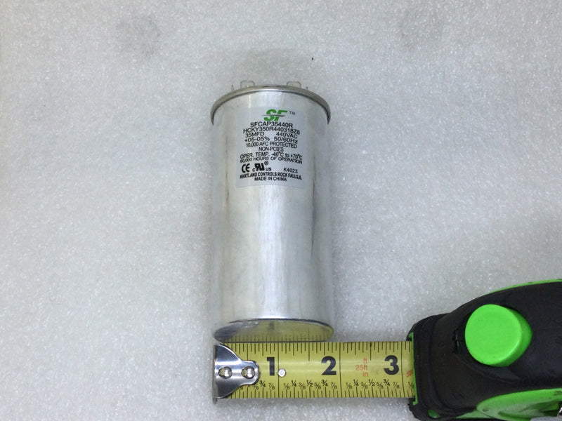 Trane/SF SFCAP35440R 35MFD +/-5% 440V 50/60Hz 70c/-40c Capacitor