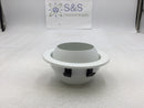 Premier Electrical PEP-4-WH-EYE 4" Air Tight White Baffle Trim for R20/PAR 20 50 Watt Max