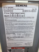 Siemens GNF222RA 60 Amp 240V Type 3R Non-Fusible General Duty Safety Switch