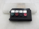 Square D 80420-007 Series Molded Control Center with Black/Start and Red/Stop Push Buttons and Red/Off and Green/On Indicator Lights