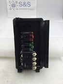 Square D 80420-007 Series Molded Control Center with Black/Start and Red/Stop Push Buttons and Red/Off and Green/On Indicator Lights