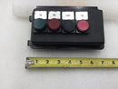 Square D 80420-007 Series Molded Control Center with Black/Start and Red/Stop Push Buttons and Red/Off and Green/On Indicator Lights