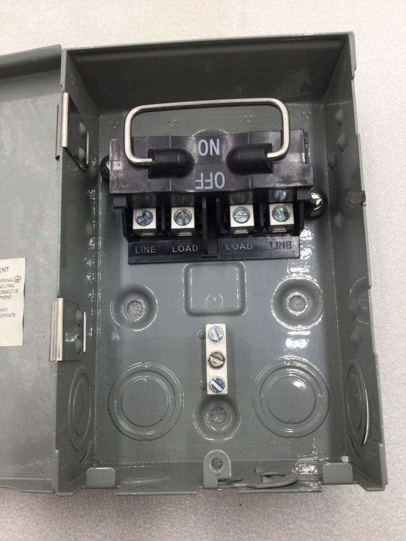 Trade Pro TP-60AMP-NF Non-Fused 60 Amp Pullout Disconnect Switch 240 VAC