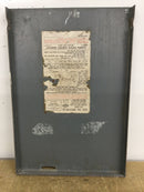 Federal Pacific RH13100 Nema 3R Cover Only 100 Amp 120/240V  12 1/4" x 8 1/2"