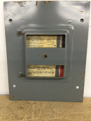 FPE Federal Pacific Stab-Lok Cover/Door Only 16 Space 100 Amp 120/240V 11 3/8" x 9"
