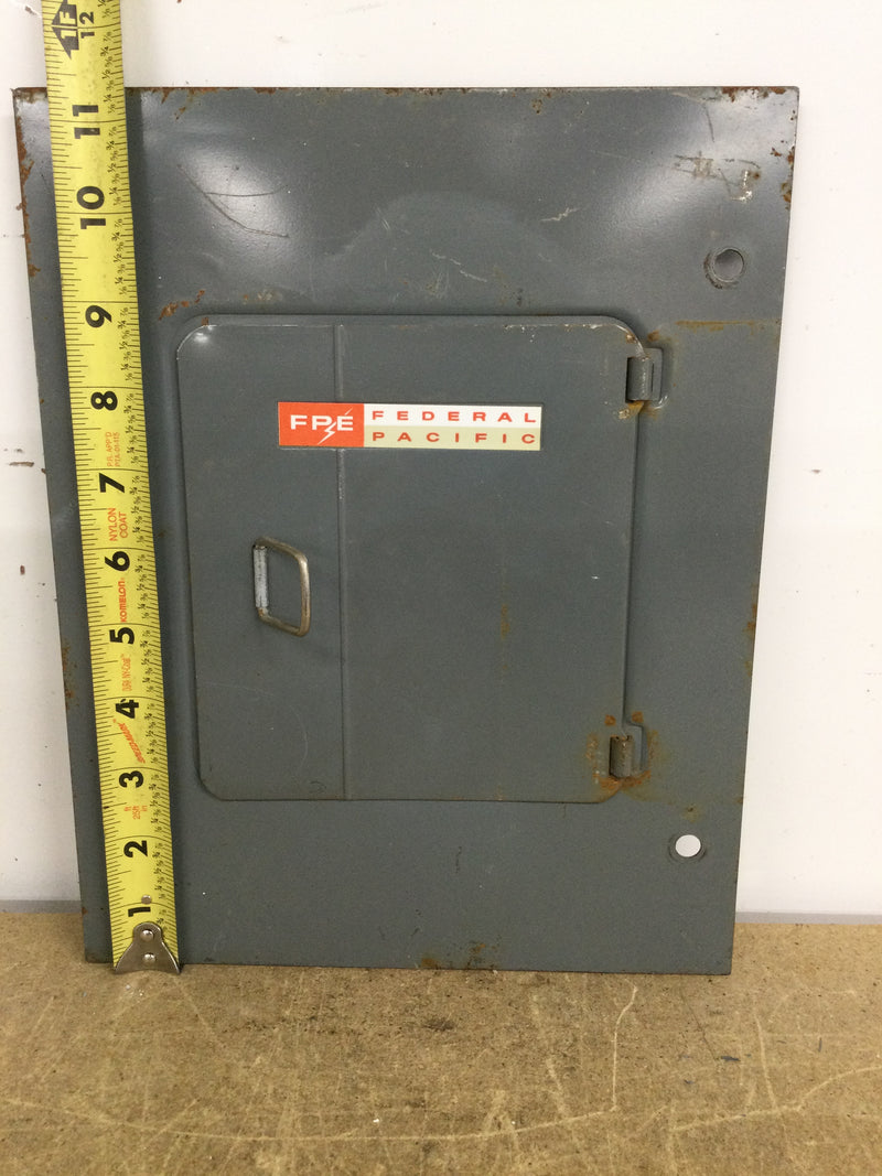 FPE Federal Pacific Stab-Lok Cover/Door Only 16 Space 100 Amp 120/240V 11 3/8" x 9"