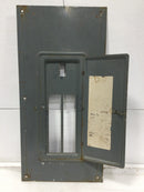 Square D QOC30W 30 Space 120/240V Panel Door w/Main 31 3/4" x 15 1/2"