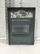 Square D QO8-16L100 100 Amp 8 Space 120/240V Dead Front 12 1/2" x 9"