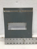 Square D QO8-16L100RB 100 Amp 120/240V Dead Front 11 1/4" x 8 3/4" - Faded Label