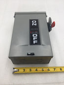 Safety Switch GAKR3-30A 30 Amp 3 Phase 240 VAC Fusible Safety Switch 6" X 10"