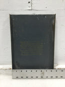 Raintite Panelboard Cover Only 12 1/2" x 8 1/2"