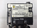 Square D 8536SCG3S 3 Pole 200-575 VAC 7.5-10 HP Motor Starter w/120 VAC Coil