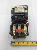 Square D 8536SC03 Series A 3 Pole 200-575 VAC 7.5-10 HP Contactor w/120 VAC Coil