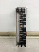 Cutler-Hammer 16 Space Main Lug/Main Breaker 150 Amp Guts Only on Raised Platform 4" X 18"