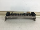 Cutler-Hammer 16 Space Main Lug/Main Breaker 150 Amp Guts Only on Raised Platform 4" X 18"