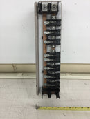 Cutler-Hammer 16 Space Main Lug/Main Breaker 150 Amp Guts Only on Raised Platform 4" X 18"