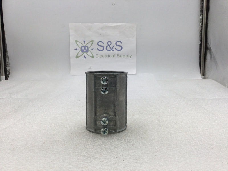 Steel City TK226SC 2" EMT Set Screw Conduit Coupling Zinc Die Cast/Concrete Tight