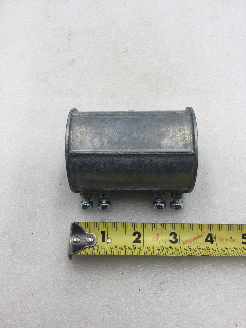 Steel City TK226SC 2" EMT Set Screw Conduit Coupling Zinc Die Cast/Concrete Tight